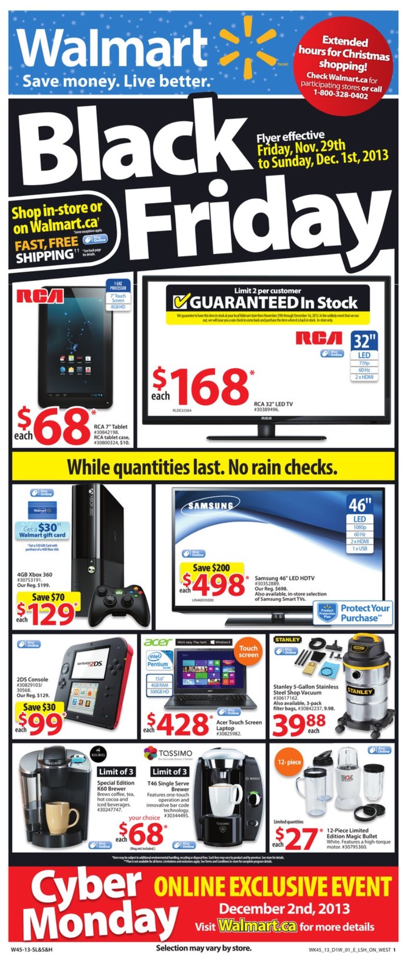 Walmart Canada Black Friday 2019 Flyer