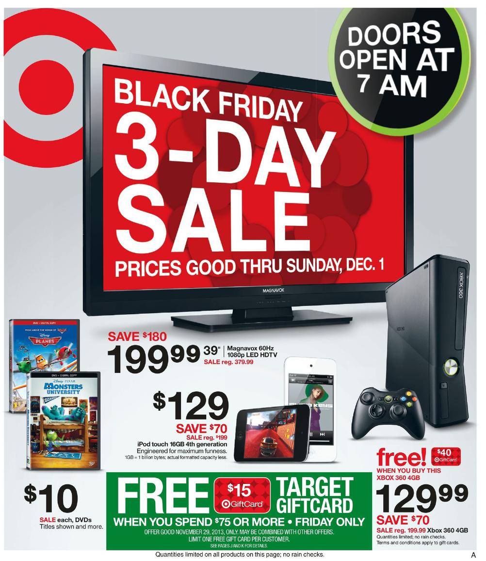 Target Canada Black Friday 2013 Sales and Deals Flyer › Black Friday Canada - What Are The Targe Deals Black Friday