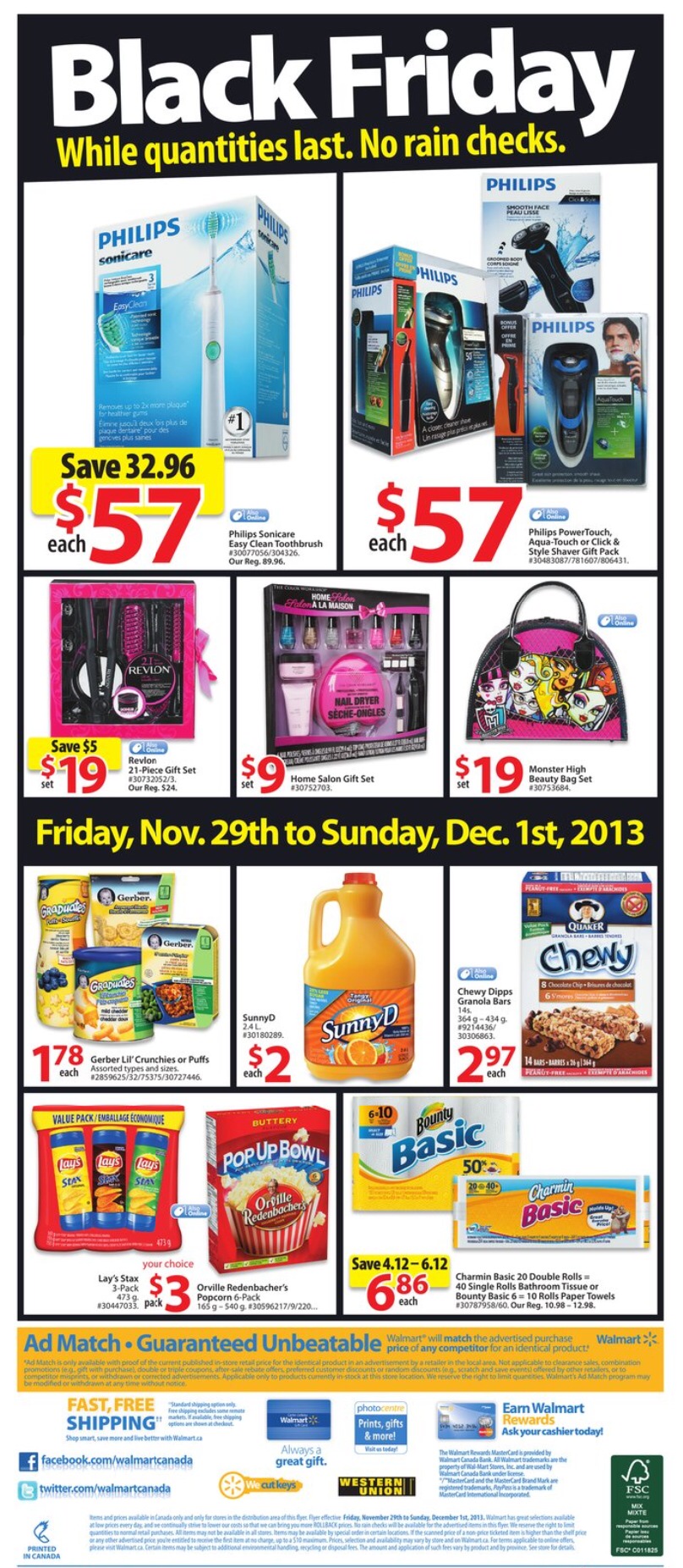 WalMart Canada Black Friday 2013 Sales and Deals Flyer › Black Friday Canada