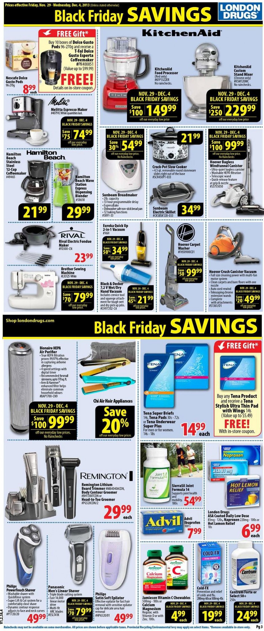 London Drugs Canada Black Friday 2013 Flyer, Sales and Deals › Black Friday Canada