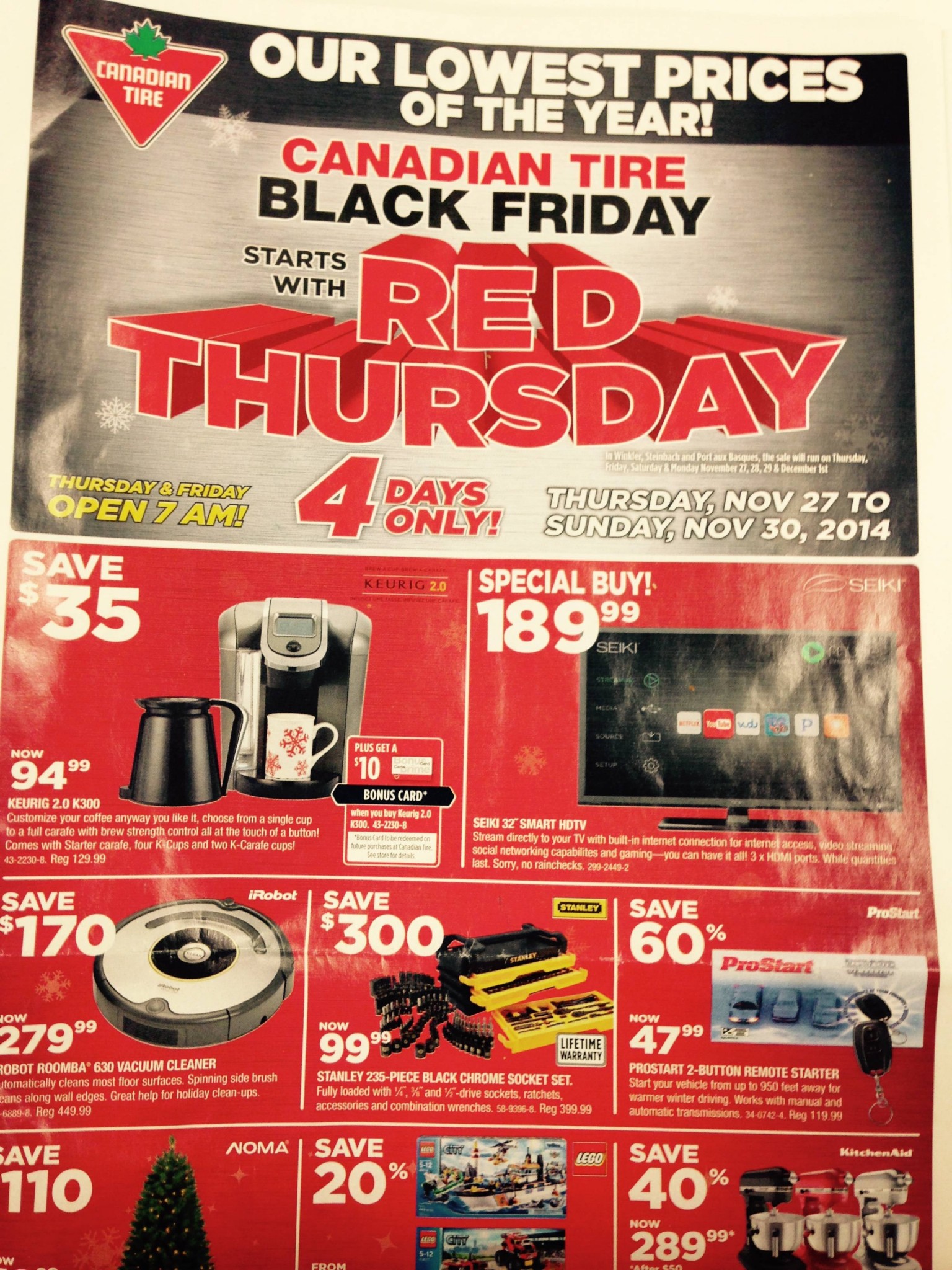 Canadian Tire Canada Black Friday 2014 Flyer, Sales and Deals › Black