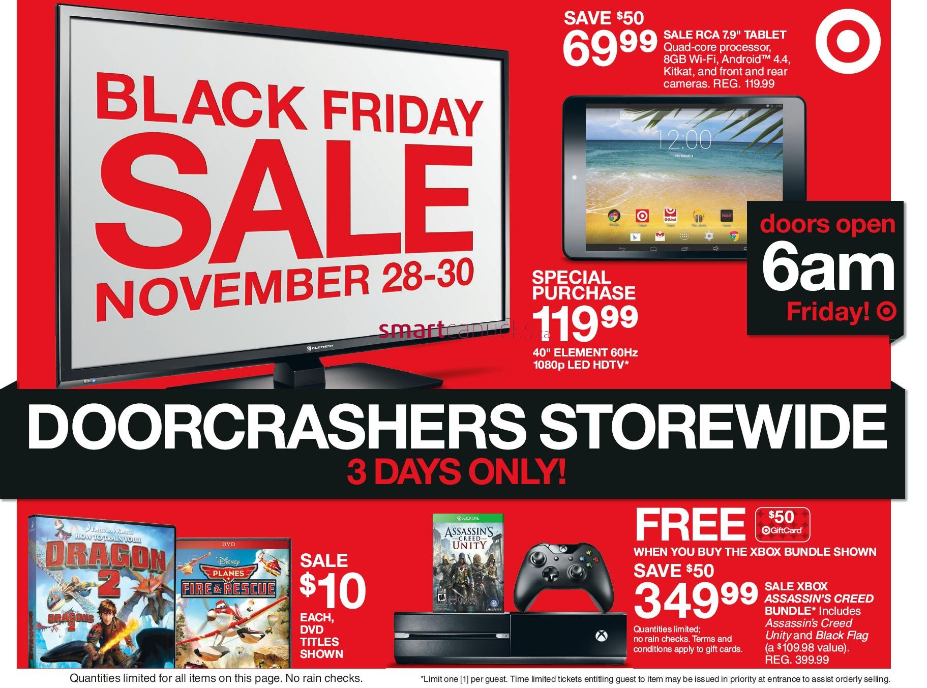 Target Black Friday Canada 2014 Flyer, Sales and Deals › Black Friday Canada
