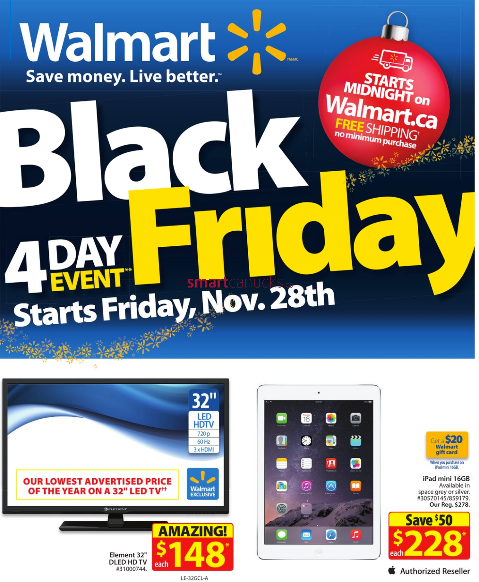 Walmart Canada Black Friday 2014 FULL Flyer, Sales and Deals! › Black Friday Canada