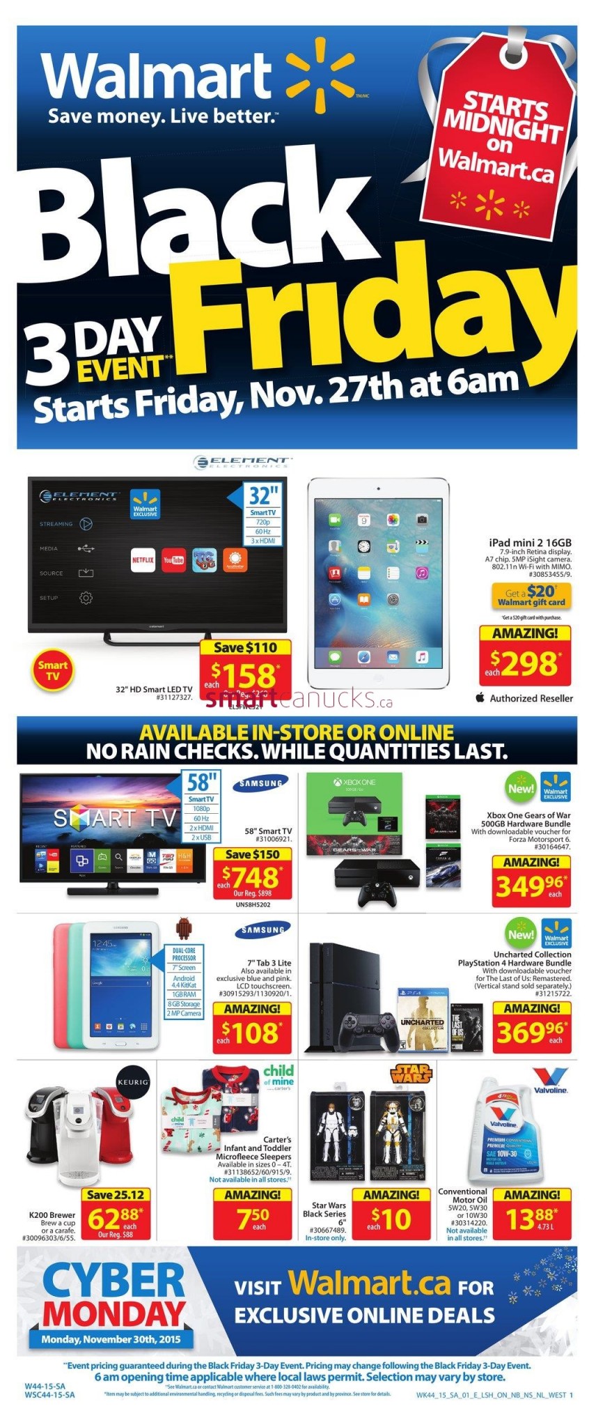 Walmart Canada Black Friday Flyer 2015 *Leaked* › Black Friday Canada